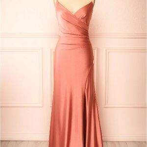 1861 Mermaid Dress with Wrapped Bodice, size M